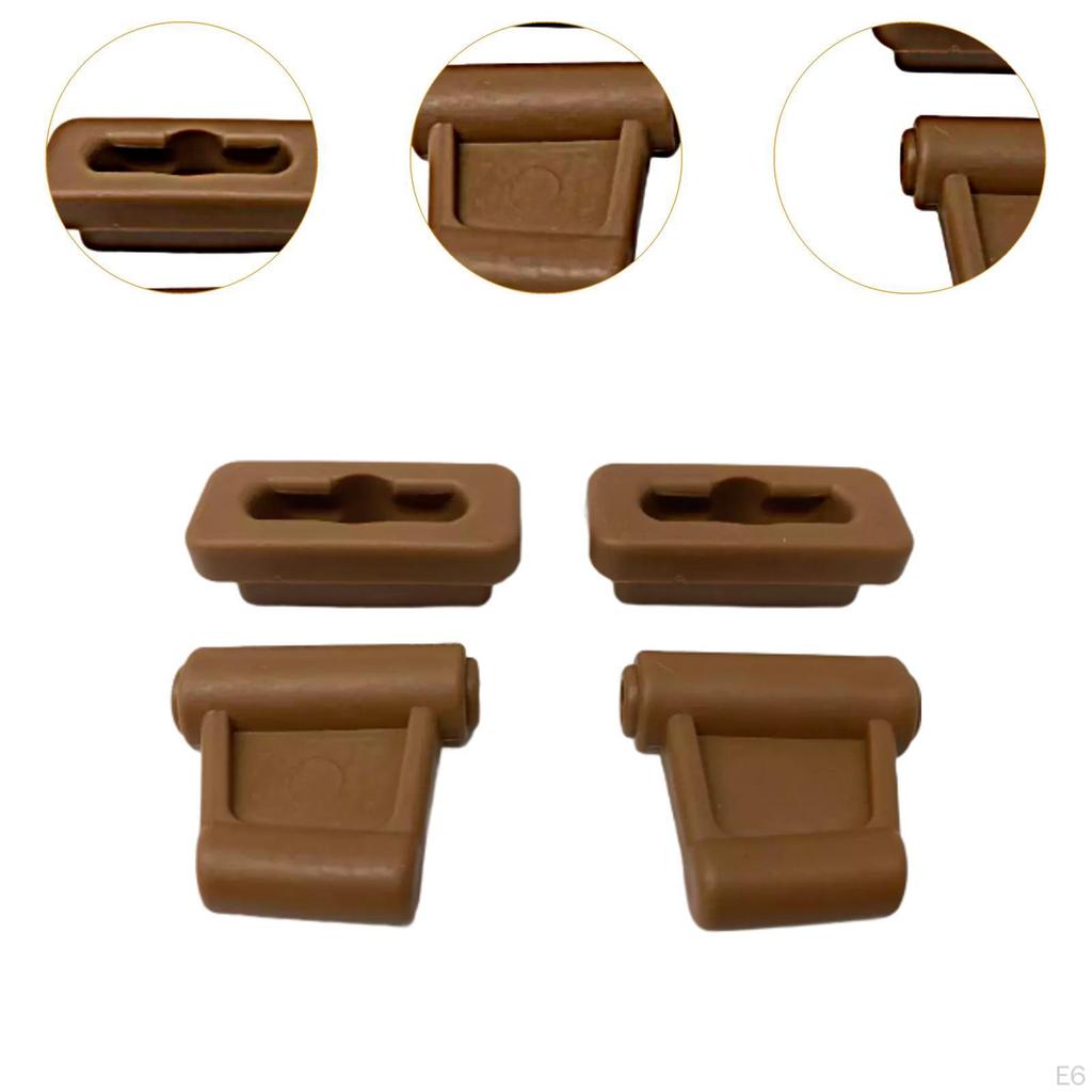 2 Pieces 1078110141 Sun Visor Clips Attachment Sturdy Easy Installation Direct Replace Accessories