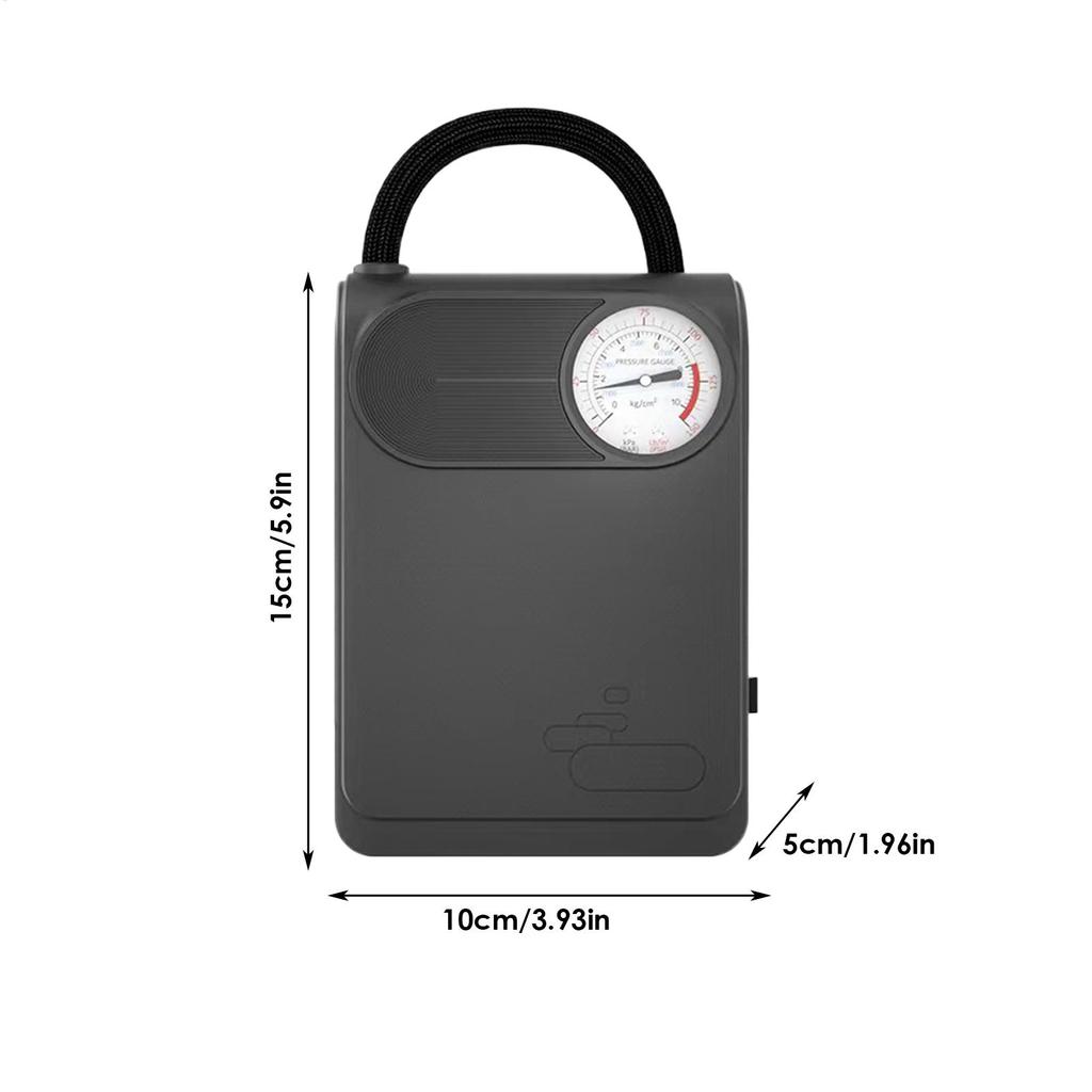 Portable Tire Inflator Portable Auto Shut Off Automotive Inflation Tool Air Pump For Auto For Motorcycles Bikes Bicycle