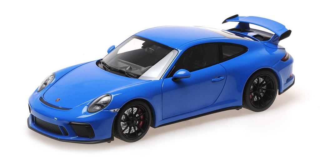 Minichamps scale Porsche 911 GT3 2018 Blue 1/18