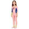 Kids 2.5mm Neoprene Wetsuit Girls Full Body Long Sleeve Snorkeling Surfing Swimsuit With Warmth Protection