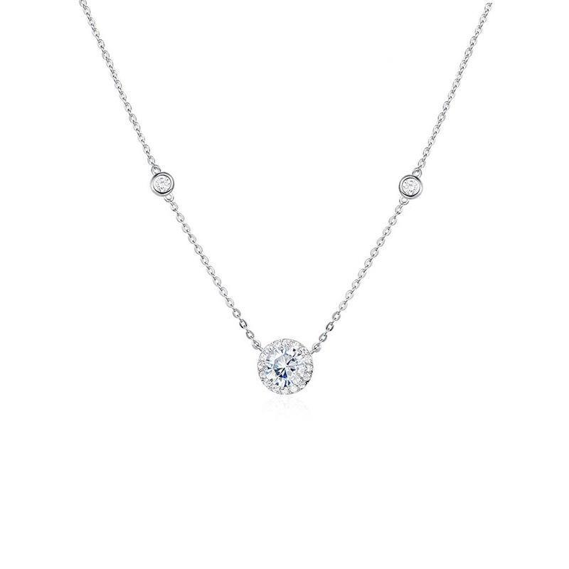 

Starry Series - Celebrity Style Sterling Silver Zircon Necklace for Women | Light Luxury Niche Design | Perfect Christmas Gift 925 Silver