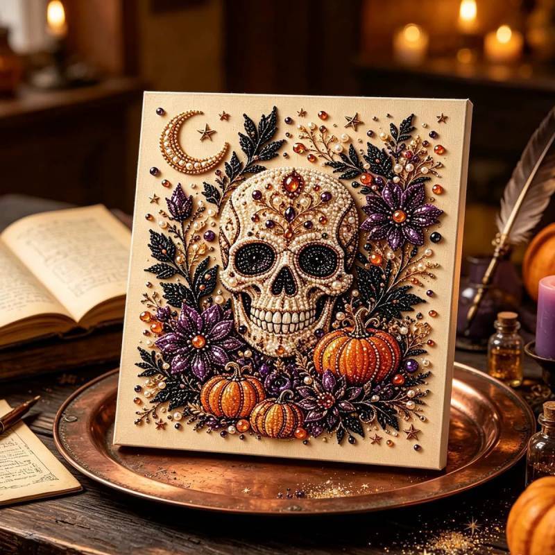 Ghost Pearl Art Diy Kit With Handmade Decorations For Home Decor And Gift Giving