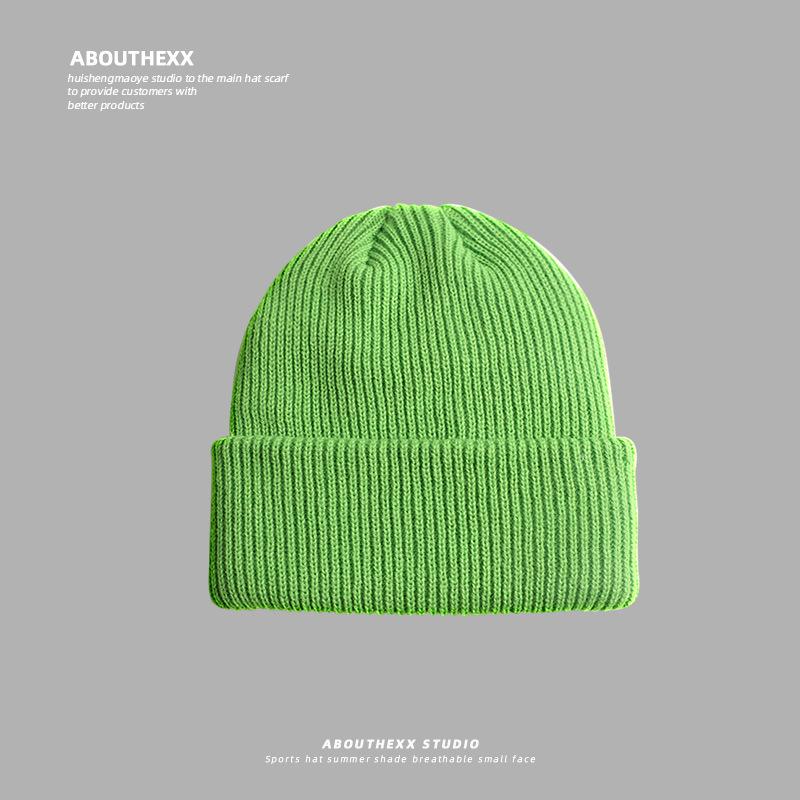 Ear Protection Warm and Cold Proof Knitted Hat  Large Head Circumference  Face Showing Small Wool Blended Japanese Cold Hat for Men
