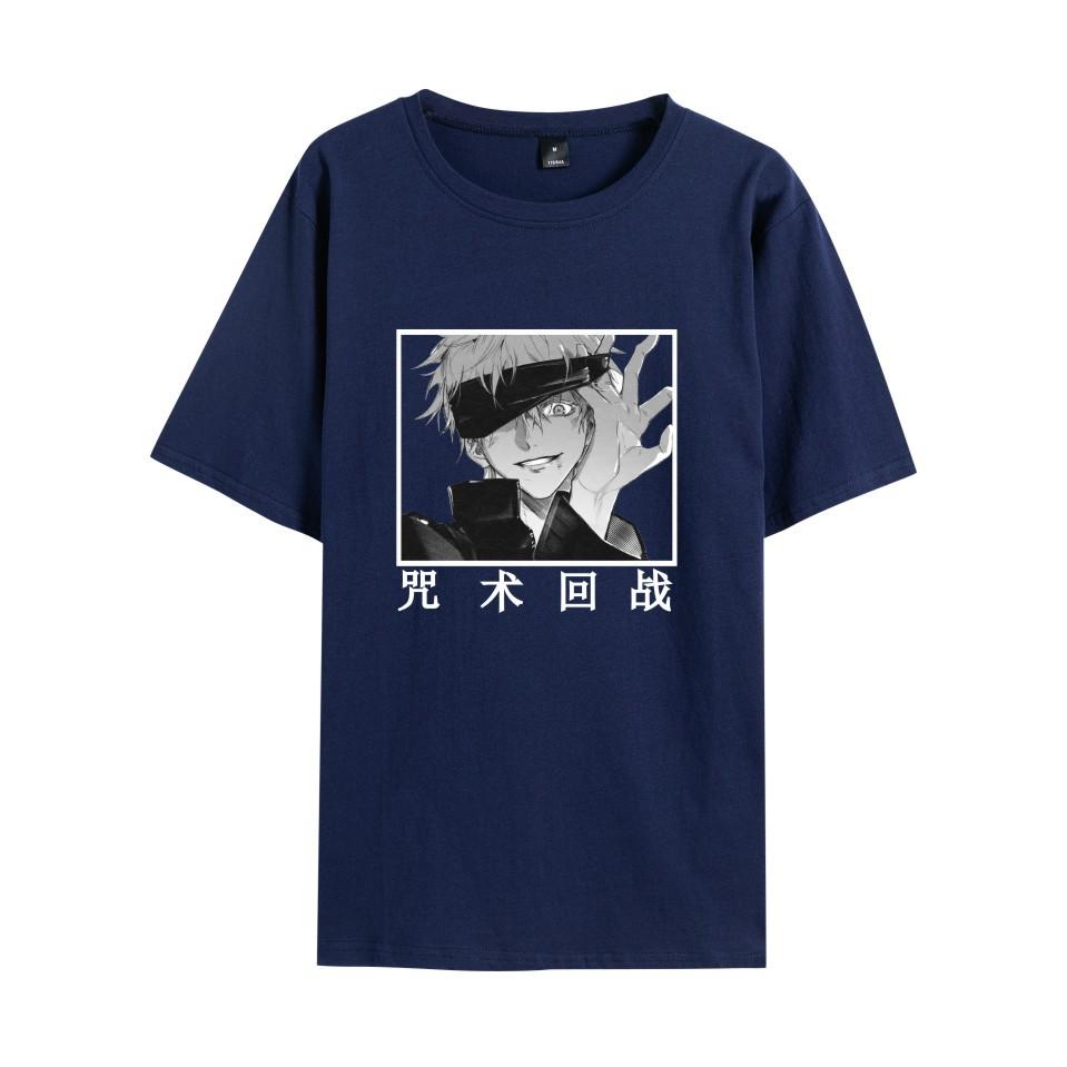Jujutsu Kaisen Tshirt Men Women Cartoon Print Top Tees Tshirts Fashion Summer T-shirt