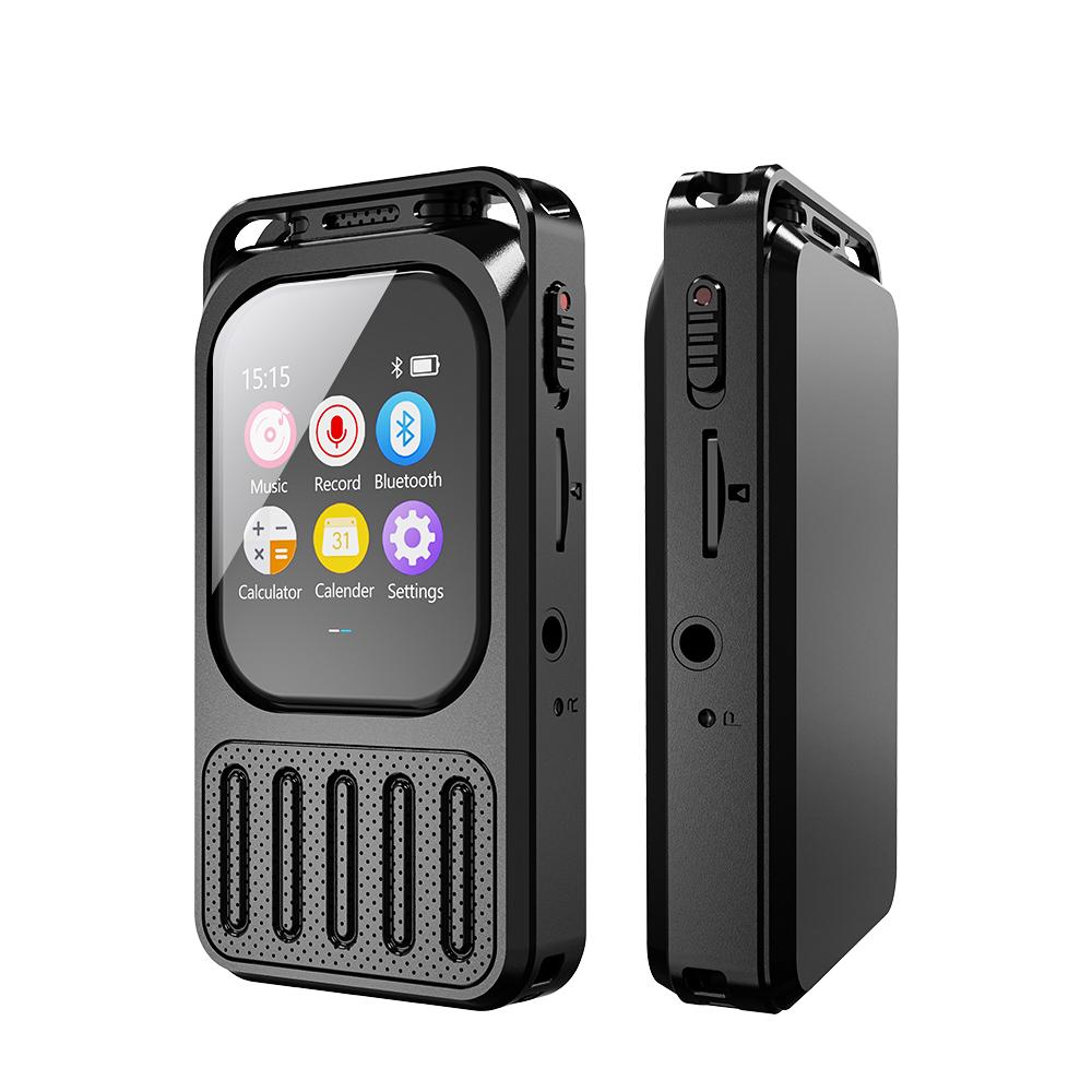 

MP3-плеер с сенсорным экраном, чтение электронных книг, просмотр фотографий, видео, большая емкость аккумулятора 1200 мАч, запись голоса Hi-Fi 128GB