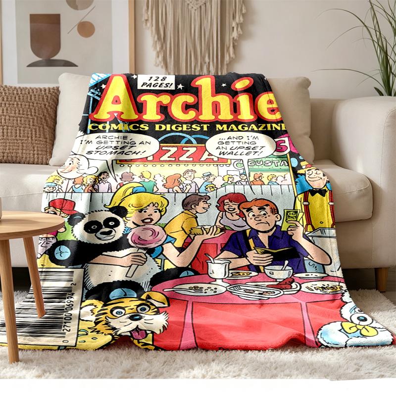 Archie ComicsSoft and Comfortable Flannel Suitable for Sofas Living Rooms Outdoor Camping Travel and Also Makes a Great Anniversary Gift