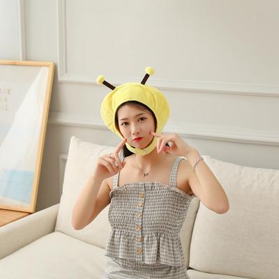 Halloween Short Bee Hood Hat, Plush Hood, Photo Props, Photo Props, Cartoon Hood