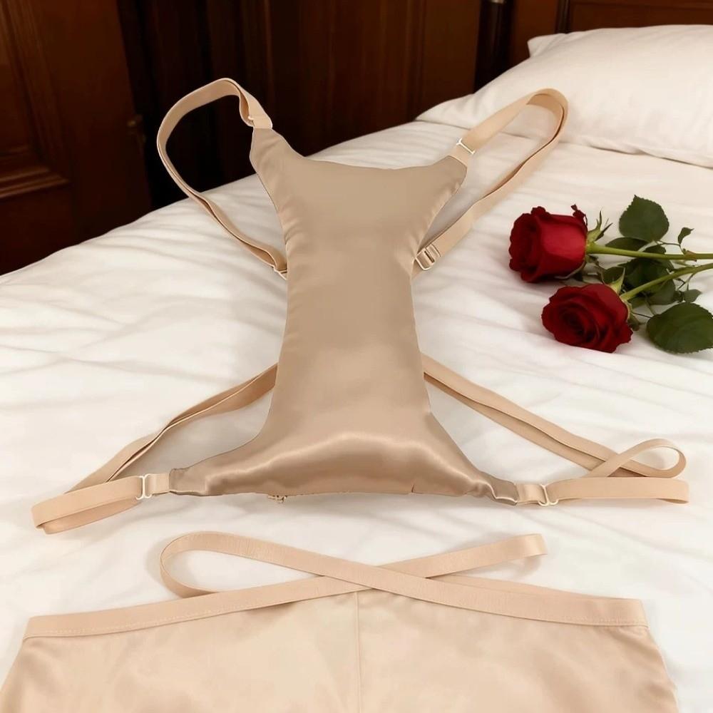 Breathable Chest Wrinkle Prevention Pillow Side Sleeping Ergonomic Breast Pillow  Female