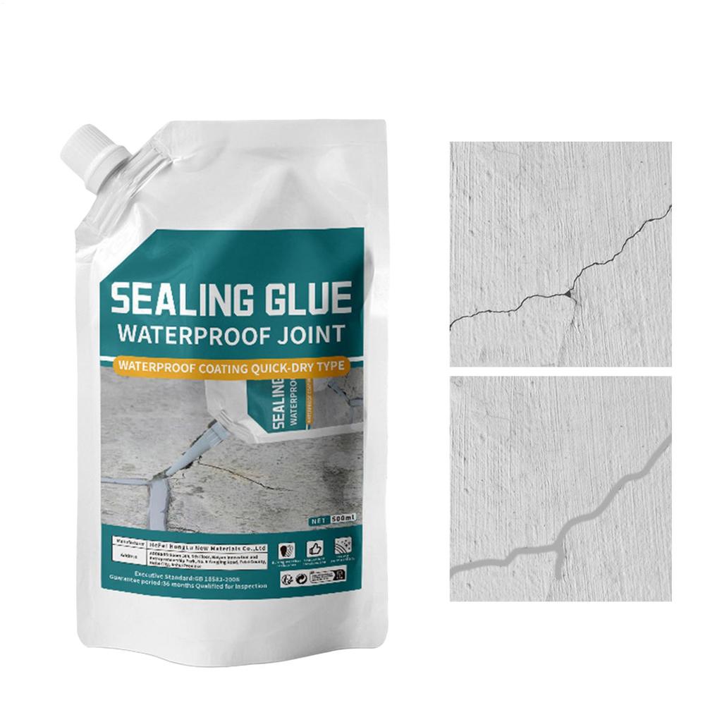 500ml Crack Filling Agent Roof Waterproof Leak Repair Cement Joint Filling Glue Corner Crack Bungalow Leakage Plugging Material