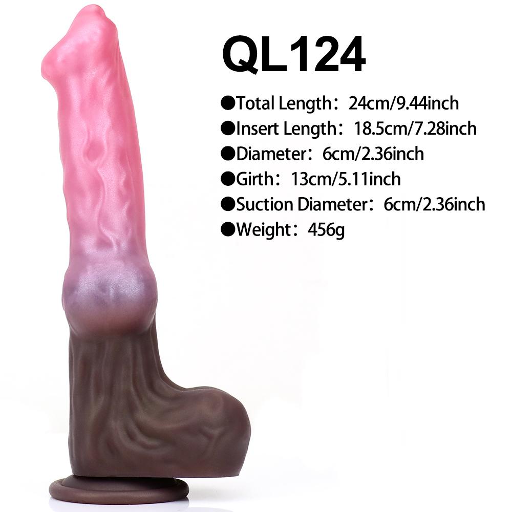 MoDi Obrovské Dildo Realistické Monster Dildo Silikonový Penis Zvířecí Dospělá Hra Prostata Anální Dilátor Pohodlí Zadek Stimulace G-bodu