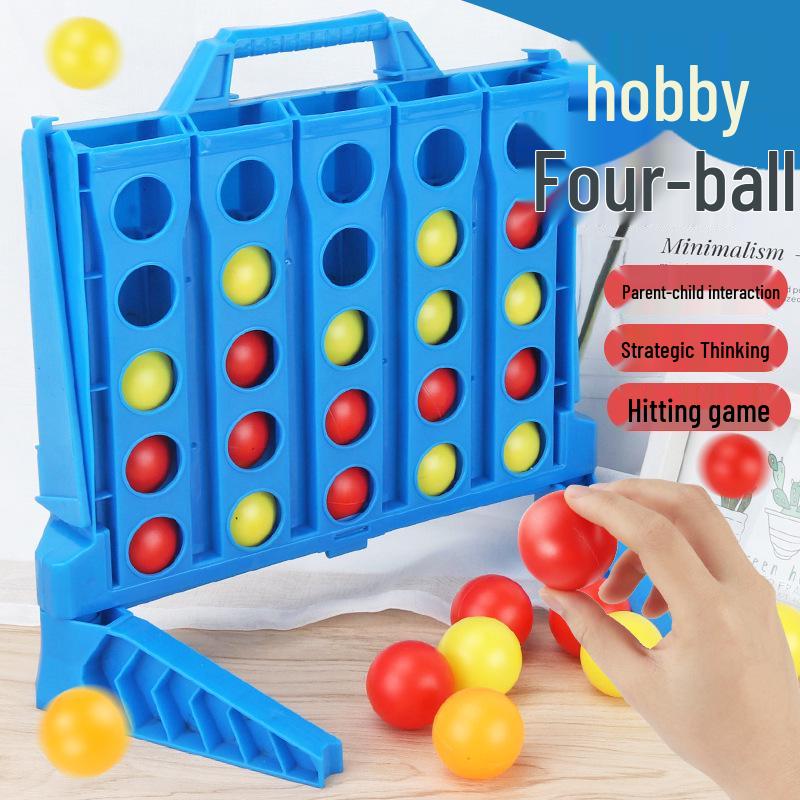 Catapult Basketball & Four-in-a-Row Desktop Pinball Game for Kids