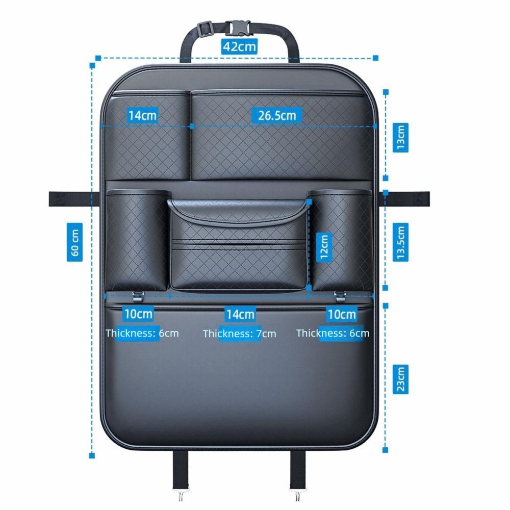 Multifunktionaler Autositz-Rückenlehnen-Organizer Sitz-Trittschutz Auto-Innenzubehör