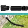 Drain Away Downspout Extender Rain Gutter Downspout Extension Flexible PE Extendable Drain Away Extender for Outdoor Villa Round