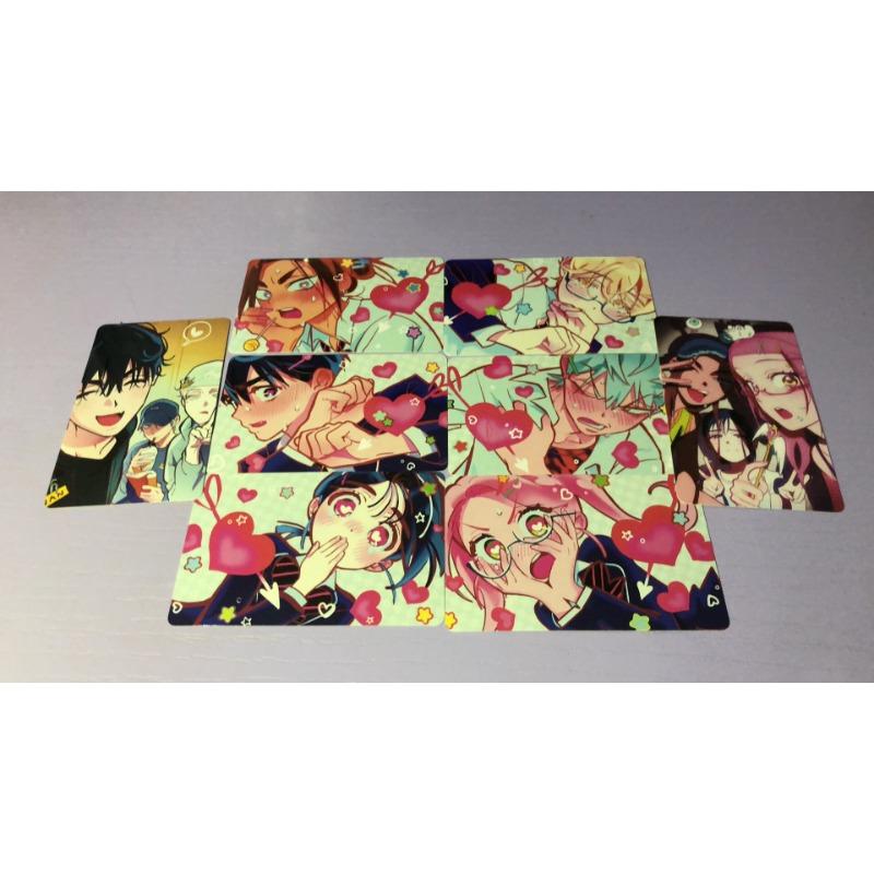 8Pcs/Pack 2025 Lovely Alien Stage TV Merch Fans Collection Character Cards Mizi Sua Ivan Till Hyuna Luka Valentine's Day Gift