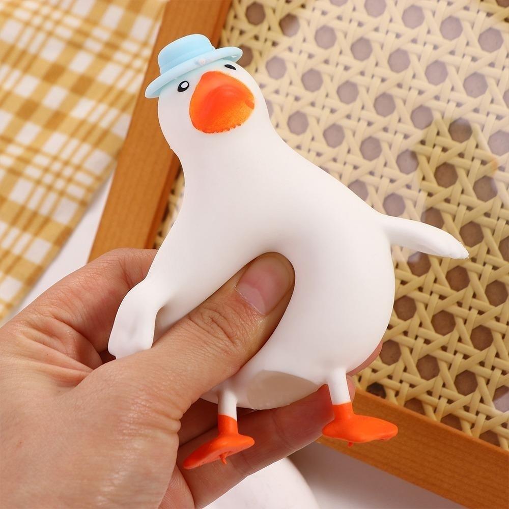 Cartoon Duck Shape Squeeze Squishy Toys Slow Rising Decompression Toy Anxiety Relief