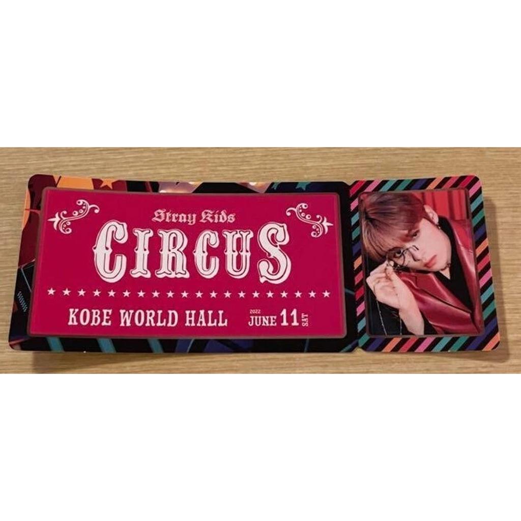 Stray Kids CIRCUS Official picture ticket Sticker Japan Kobe venue June 11,12