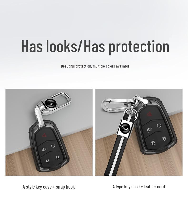 Cadillac Key Cover for XT5, XT4, XT6, CT5, CT6, CT4, XTS, ATSL - Transparent Shell