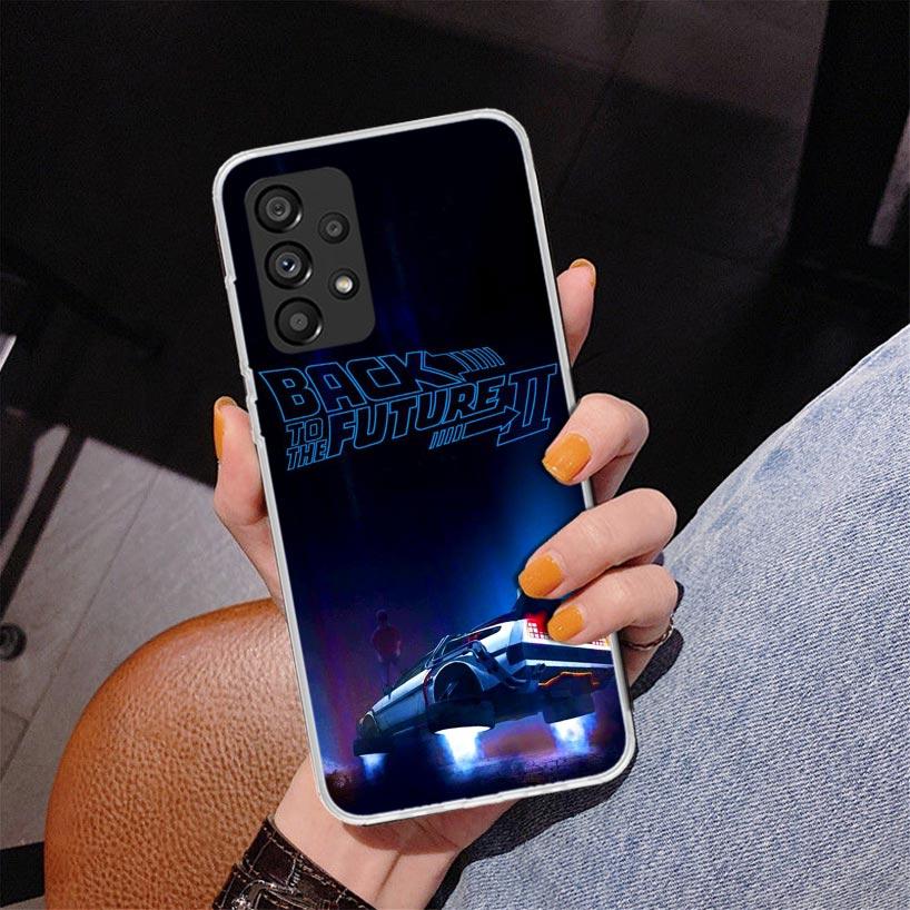 Back To The Future Time Machine Phone Case For Samsung Galaxy A17 A16 A15 A14 A13 A57 A56 A55 A54 A53 A37 A36 A35 A34 A33 A26 A2