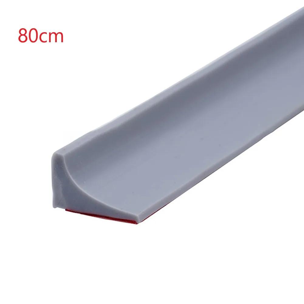 Bendable Silicone Waterstop Strip Countertop Retaining Shower Dam Dry And Wet Separation-Flood Barrier 30/50/80/100/200cm