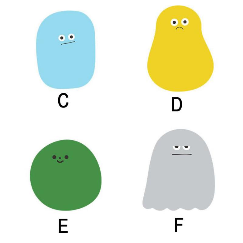 1 Piece Cartoon Adhesive Cute Kawaii Plant Notes Notepad Memo Pad Office School Supplies Stationery Sticker