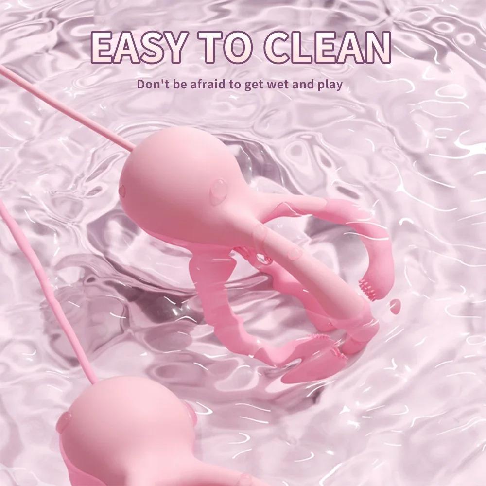 Breast Massage Nipple Clamp Nipple Vibrator for Women Enhancer Nipple Sucking Stimulator Sex Toys Couples Female Adult Toys
