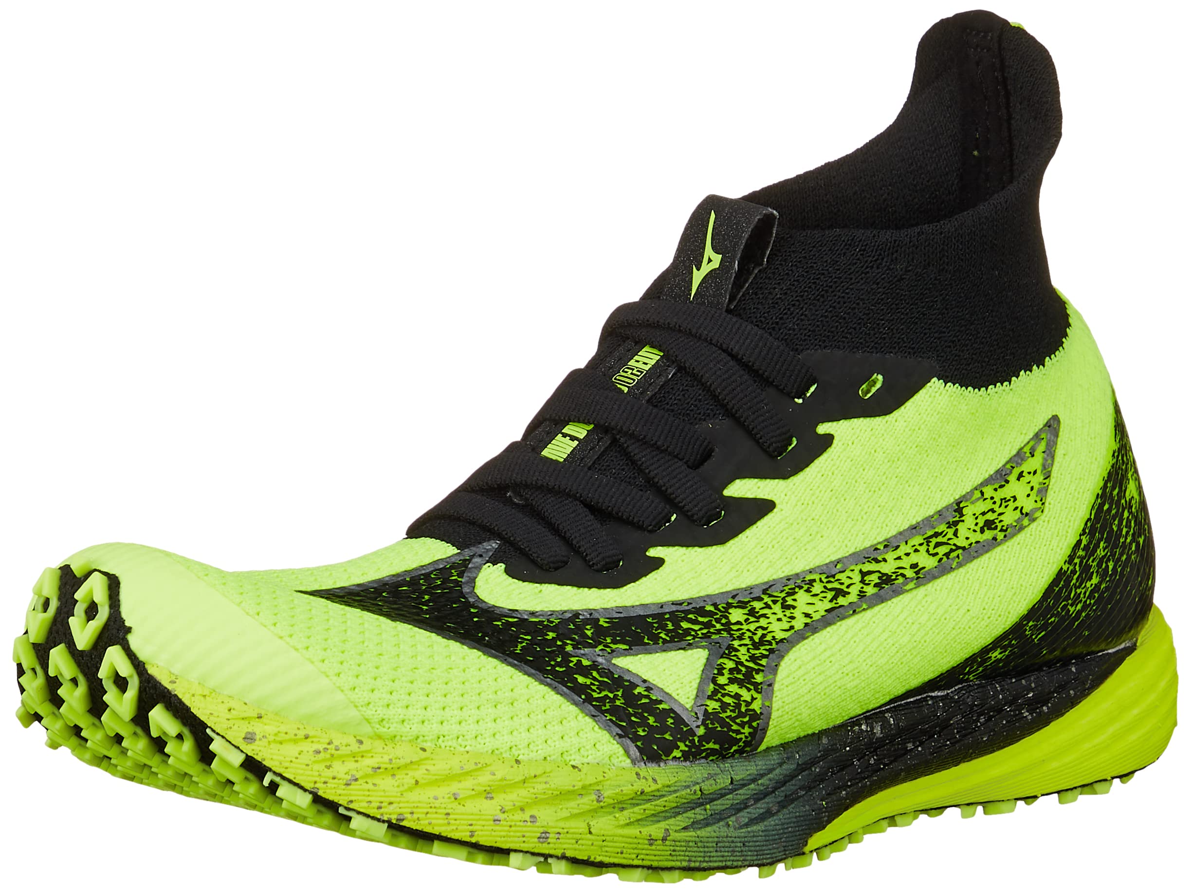 

Mizuno Wave Duel NEO 2 Elite Running Track and For 800m and 2E Shoes, Club, Lightweight, Cushioned, Field, Up, Lime/Black/Lime, 23.5 cm,