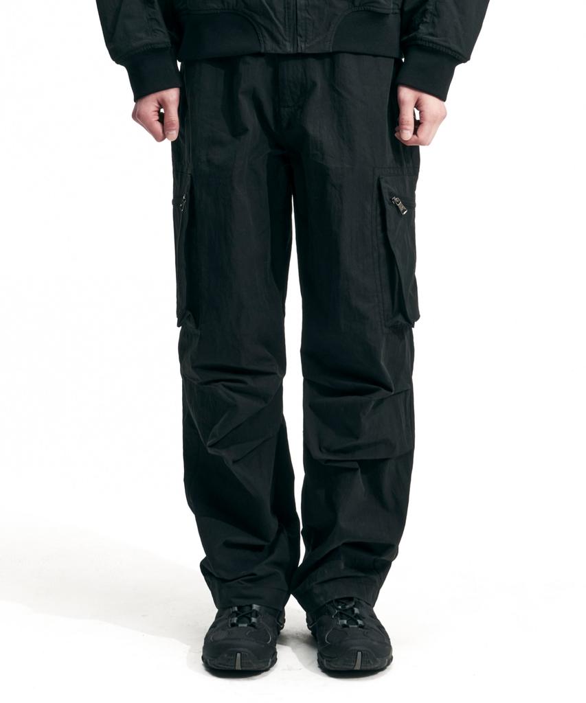 Loghideumatin Pocket Cargo Pants (Black)