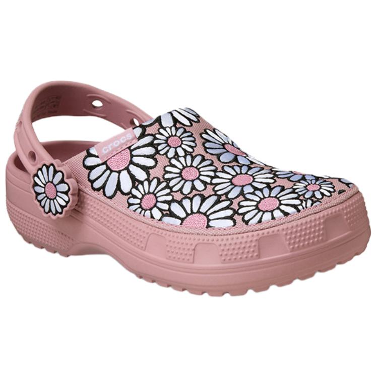 Crocs Klassieke Lichte Daisy Buitenklompen Damesklompen IJzerdraad-Paars 213231-5AD