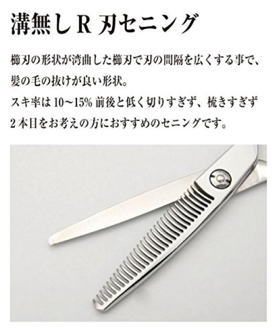 DEEDS GTX630R Thinning Shears Thinning Rate by a Japanese Professional Scissors Manufacturer (6.0 Inches, 10-15%)