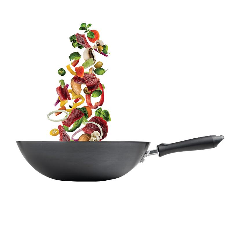 ASD Non-Coated Refined Iron Wok