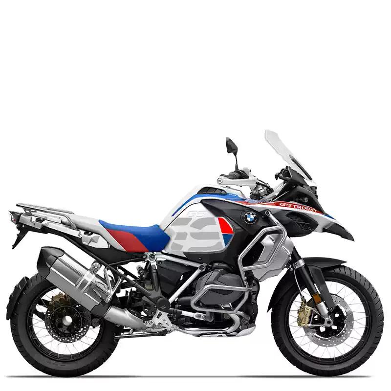 GS Trophy Waterproof Vinyl Stickers Full Set, Fairing Side Panel Decals Graphics Kit for BMW R1200GS R1250GS R1300GS ADV Adventure Motorcycle