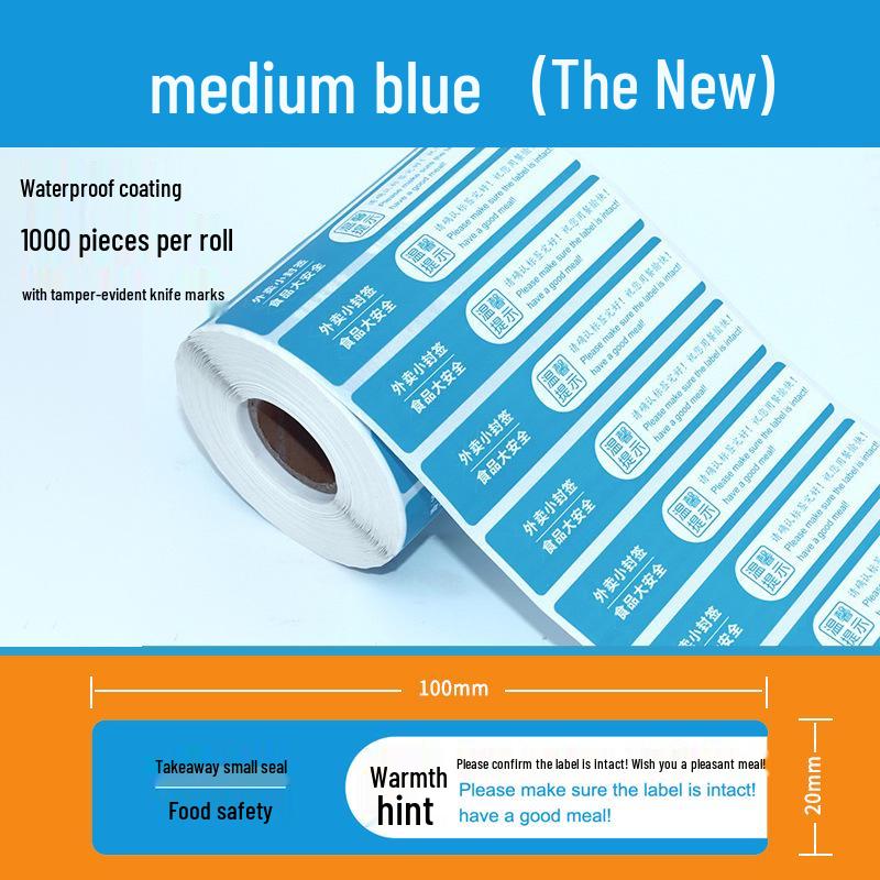 Takumi Self-Adhesive Tamper-Evident Food Safety Seal Label Peeler