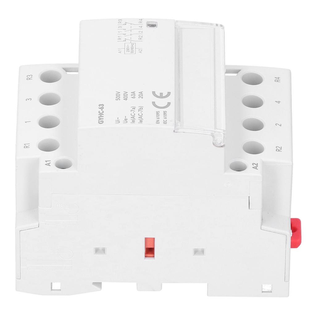 Modular Contactor Portable Durable Electronic Module 50Hz 4P GYHC?63 2NO 2NC 230V