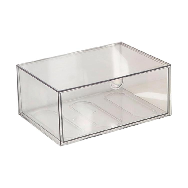 1Pcs Plastic Friendly Pantries Organization Drawers With Smooth Sliding Design For Food Spices Bathroom Essential