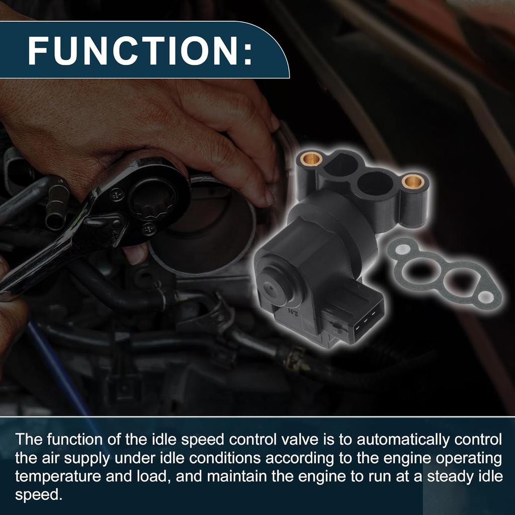 Car Idle Air Control Valve for BMW 318i 1996-1999, for BMW 318is 1996-1999 Replace No.0280140575 IACV Idle Motor Idle Air Control Valve