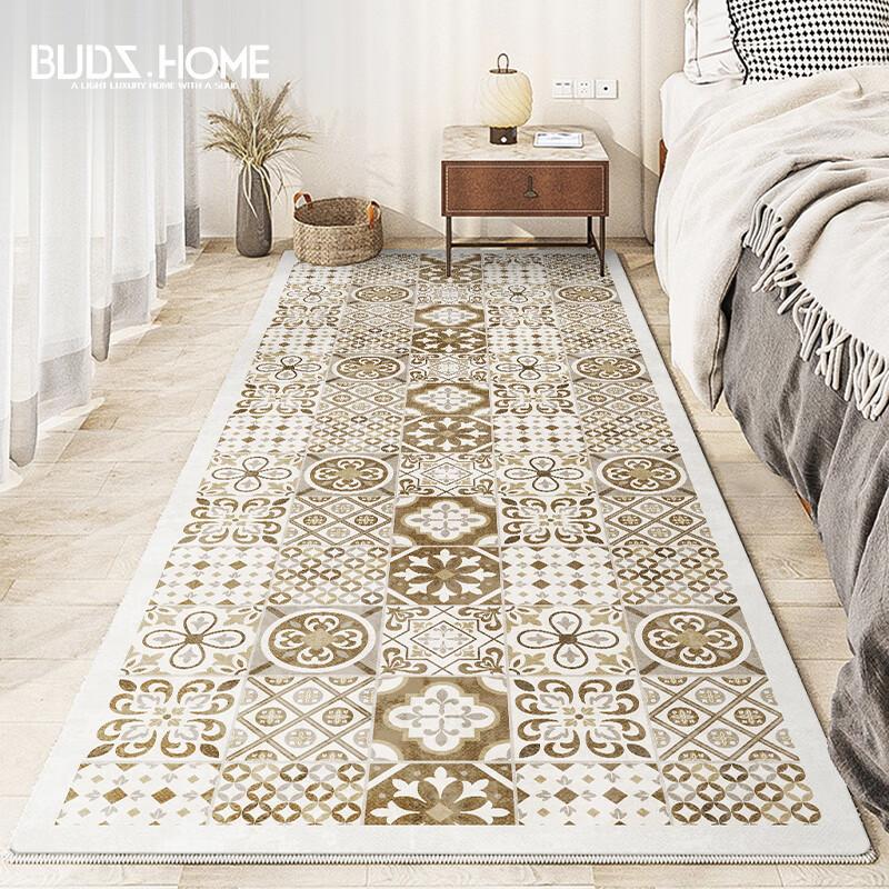 

Living Room Carpet Bedroom Carpet Nordic Simple Large Area Bedside Carpet Anti Slip 80*160CM