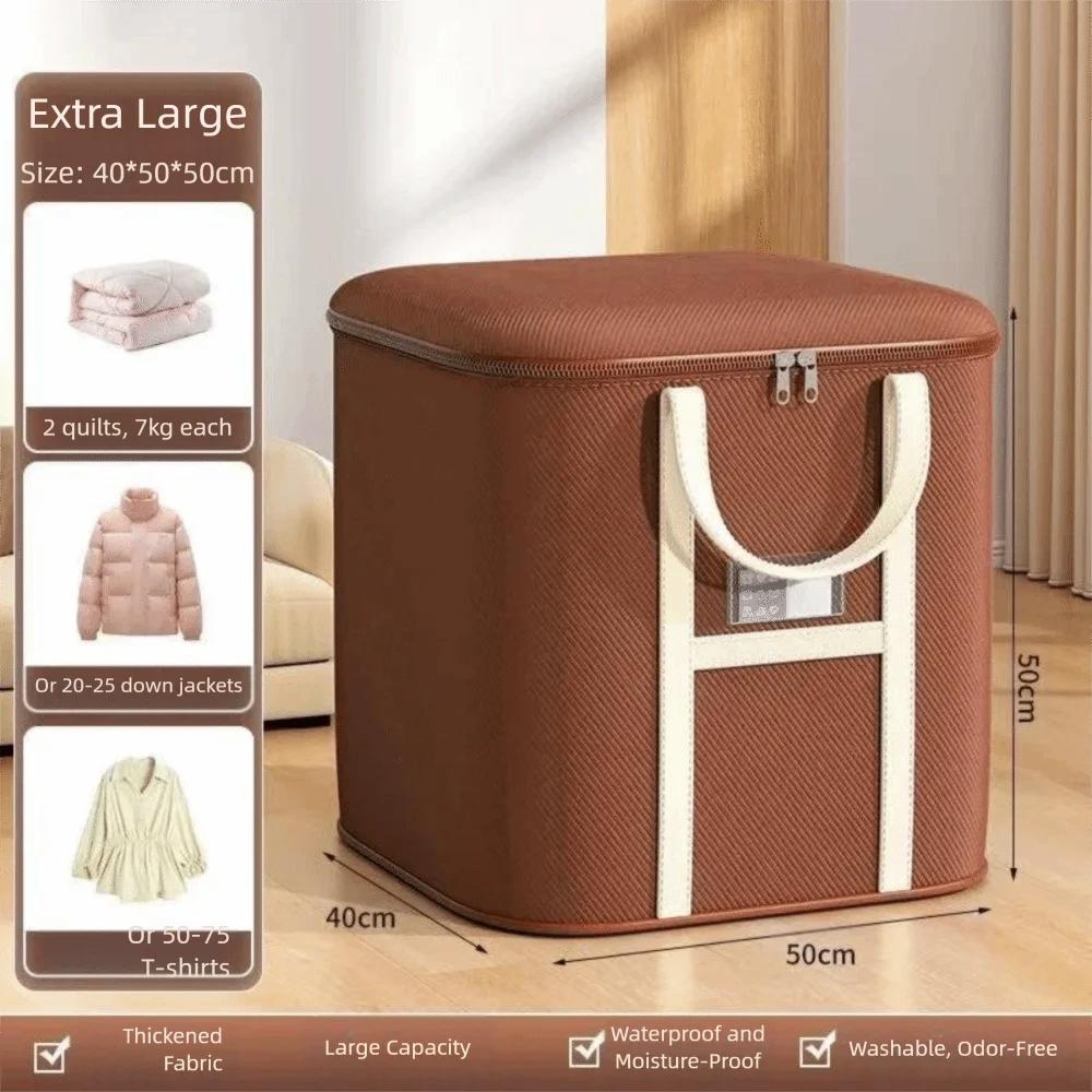 Durable Large Capacity Moving Packing Bag Multipurpose with Zipper Quilt Storage Bag Waterproof Woven Bag Packing Supplies