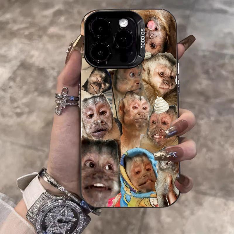 Funny Monkey Pattern Phone Case For Samsung Galaxy S26 Ultra S25 S24 Plus S23 FE S22 S21 S20 A15 A16 A54 A53 A34 A35 A55 Cover