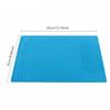 Silicone Work Mat Heat Resistant Anti-Static Magnetic Mat For Electronic Phone Laptop Watch Repair