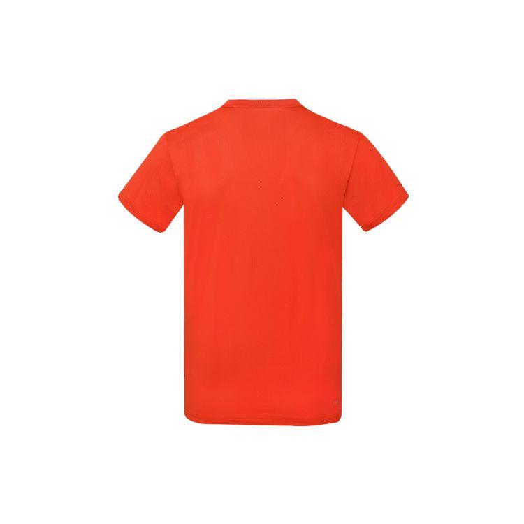 Li-Ning Ping Pong Series Casual Sports Quick-Dry Short Sleeve T-Shirt Men Tops Spicy-Orange AAYS017-2