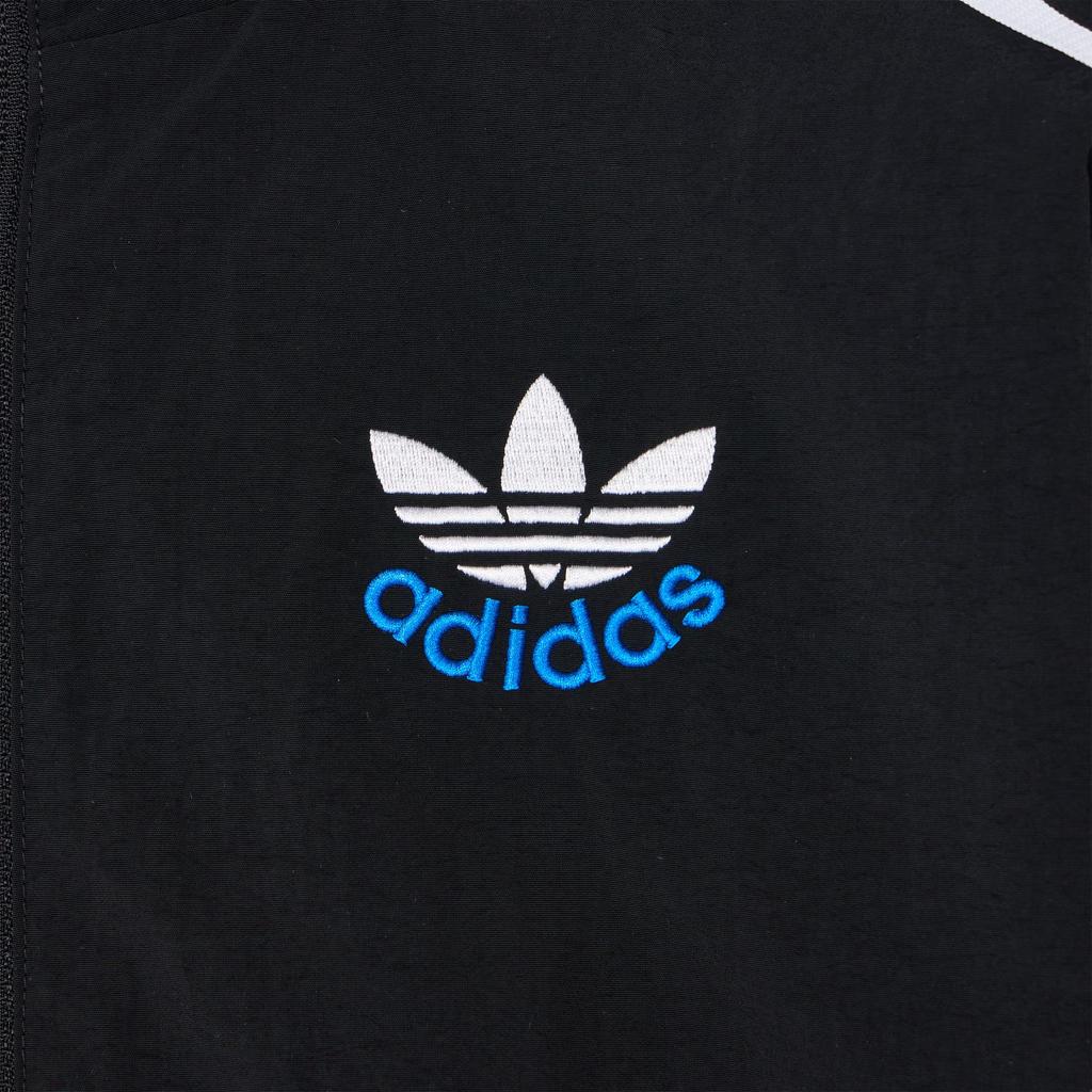 Adidas Originals Woven High Neck Sports Stripe Zip Casual Jacket Kids Jacket KW1181