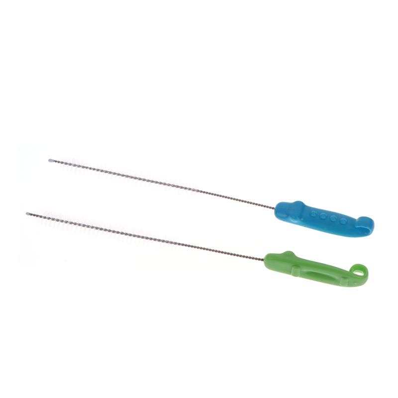 5/4Pcs Drinking Straw Cleaning Brush Baby Bottle Straw Tube Pipe Cleaner Home Nylon Stainless Steel Long Handle Cleaning Brushes