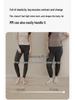 Fleece-Lined Mulberry Silk Tofu High-Waist Women's Warm Seamless Pants for Autumn/Winter