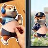 New New 2Pcs Cute Puppy Sticker 3D Soft Belly Squeezeable Sticker DIY Phone Case Home Decoration Decompression Gift For Friends