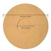 12in Cork Turntable Platter Mat Vibration Reduction Static Resistant Vinyl Record Pad for LP Vinyl Record Players Accessories