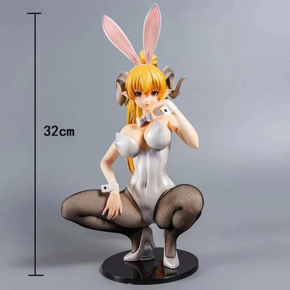 FREEing Anime Seven Deadly Sins Asmodeus Lucifer Bunny Sexy Girl 1/4 PVC Action Figure Adult Model Toy Collection Doll Gift