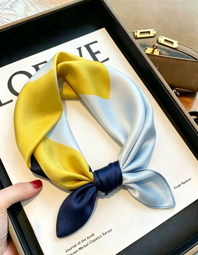 [111 Mulberry Silk] Silk Silk Scarf Spring Fashion Versatile Silk Square Scarf High-end Scarf Women