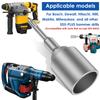 SDS-Plus Ground Rod Driver 30/45/65mm Drill Bit Driver Heavy Duty T Post Tool Forged Steel Durable Hammer