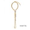 Vintage Hand Chain Bracelet Water Drop Shape Finger Connect Bracelet  for Women