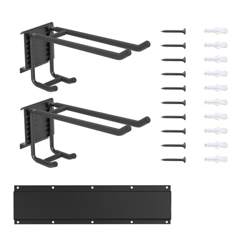 

Antislip Rubber Pad Ski Board Wall Mount Holder For Various Size and Bindings Indoor Gear Storage Solution 1